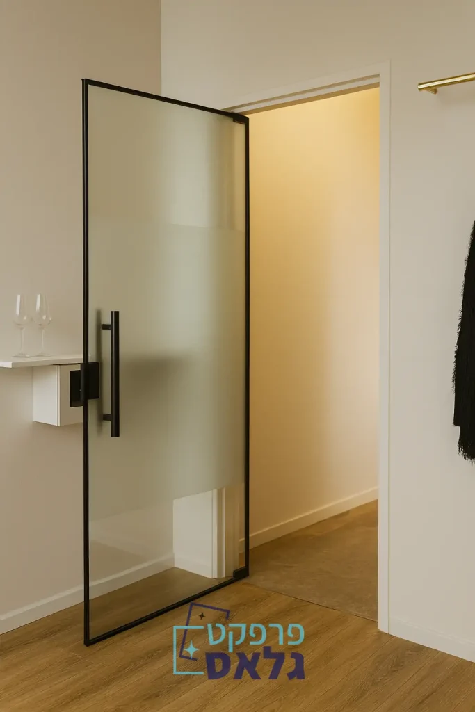 דלת זכוכית לכניסה למשרד